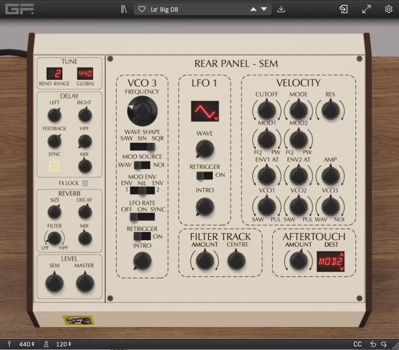 Oberheim SEM screenshot